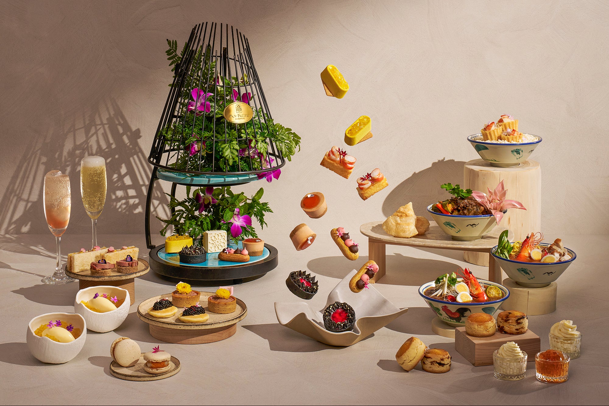 Pan Pacific Singapore is famous for its afternoon teas which honour local delicacies